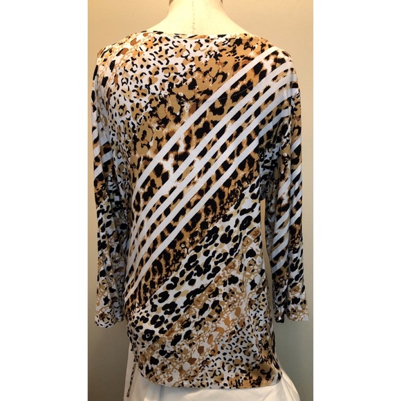 Ruby Rd Animal Print Shirt - Picture 2 of 4